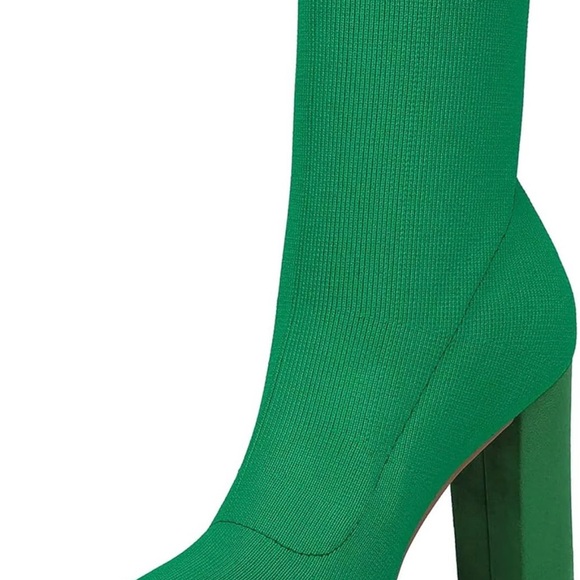 Green Women's Mousse FIT Newbella Ankle Boots, Sz.8 - Picture 7 of 14